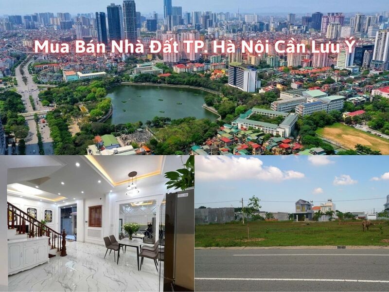 Mua bán nhà đất TP. Hà Nội cần lưu ý gì?